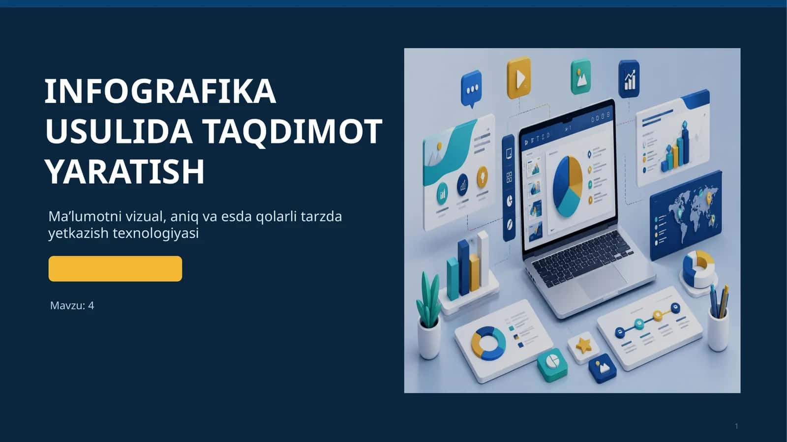 INFOGRAFIKA USULIDA TAQDIMOT YARATISH