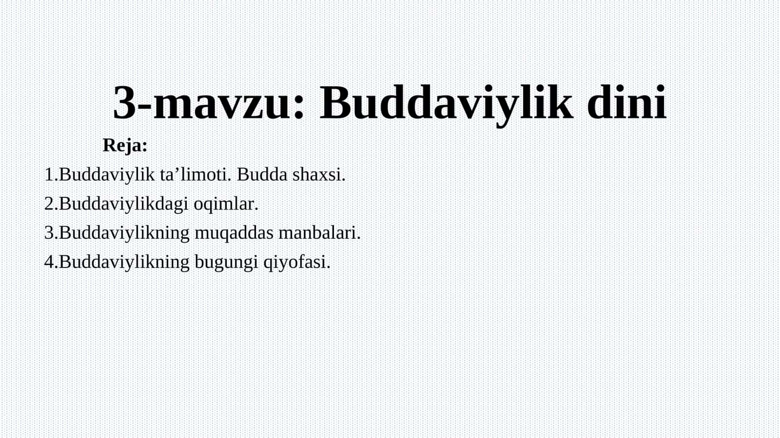 Buddaviylik dini