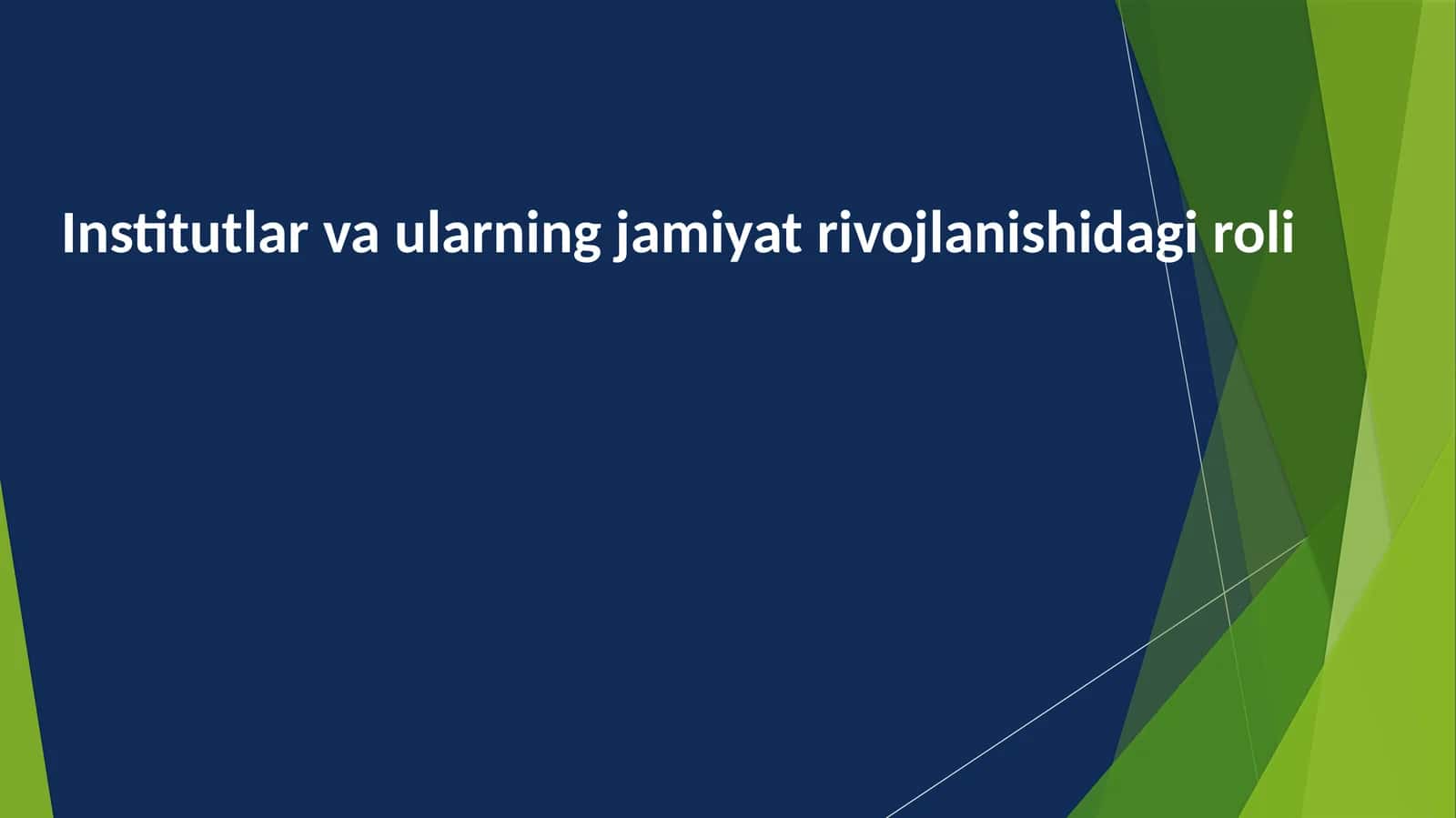 Tadqiqot Rejasi (Mundarija)