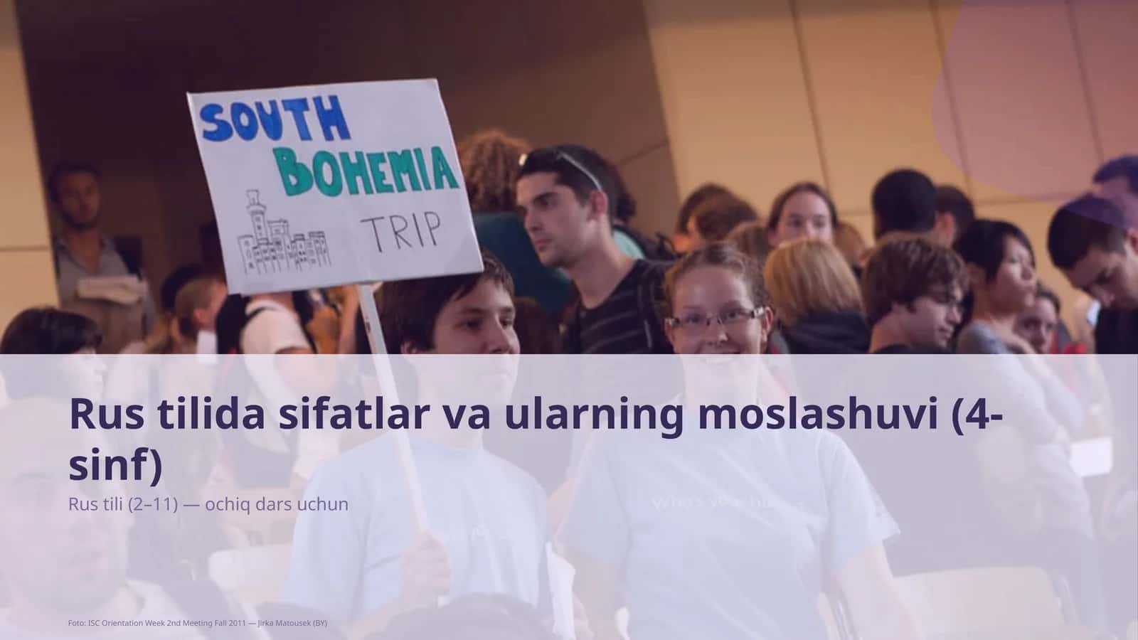 Rus tilida sifatlar va ularning moslashuvi (4-sinf)