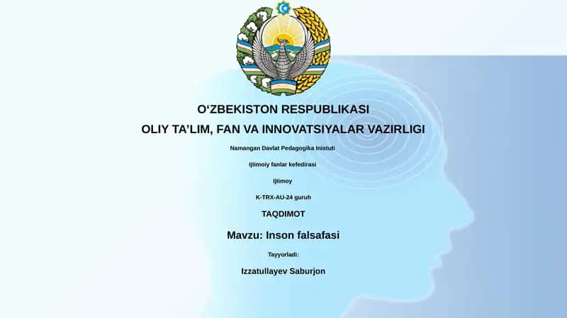 Inson falsafasi