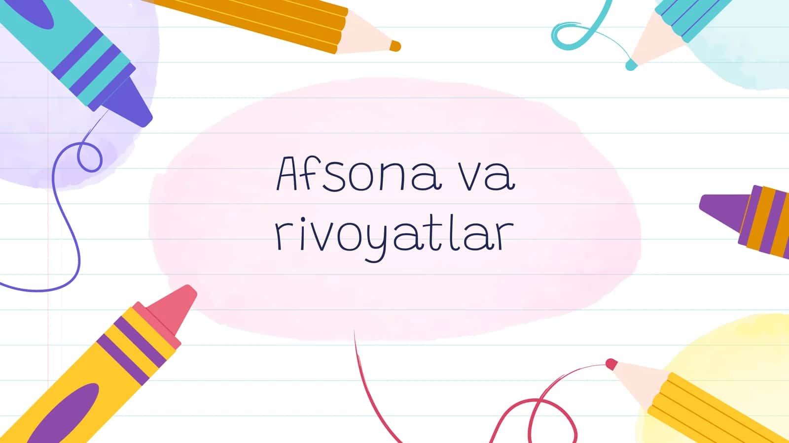 Afsona va rivoyatlar