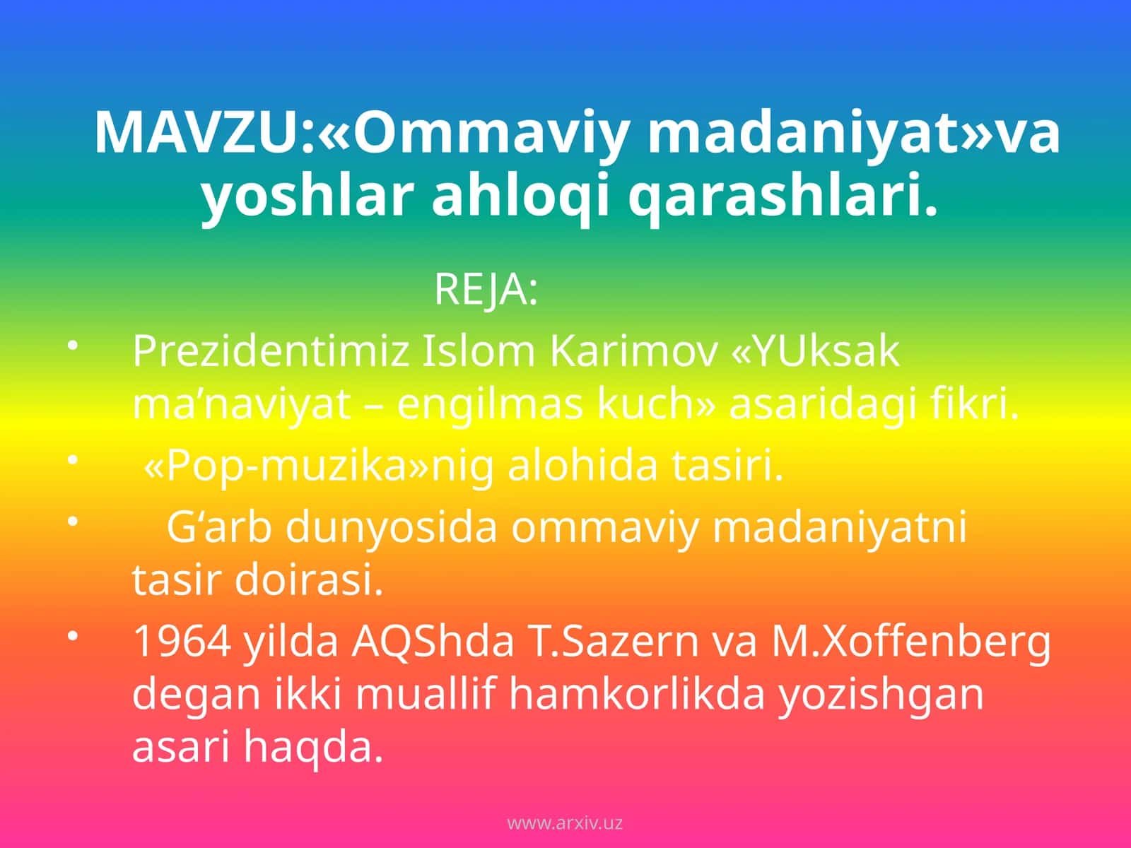 Ommaviy madaniyat
