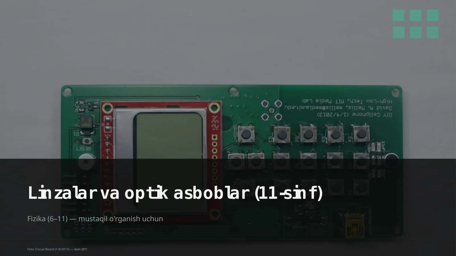 Linzalar va optik asboblar (11-sinf)