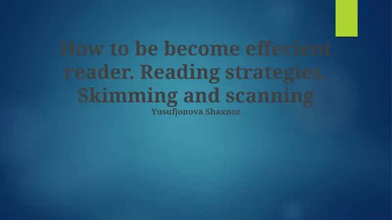 Unlocking Efficient Reading: Strategies and Benefits