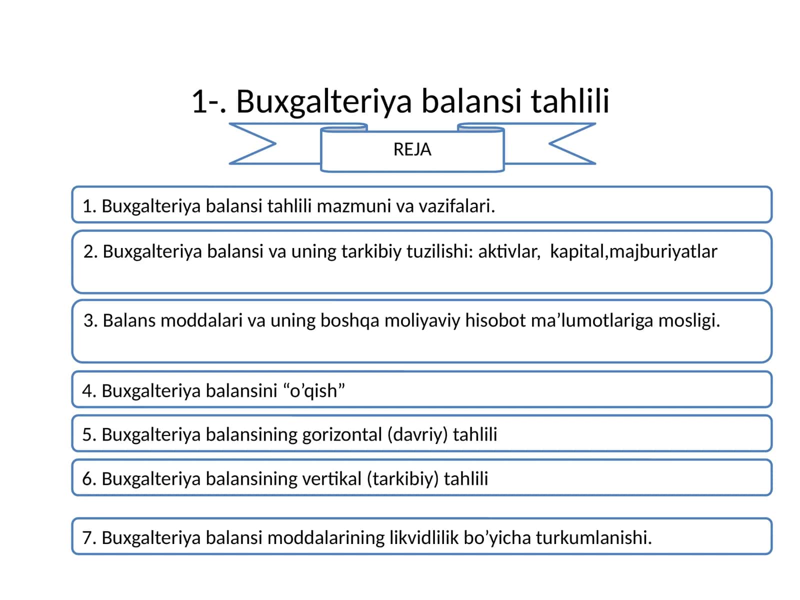 Buxgalteriya balansi tahlili