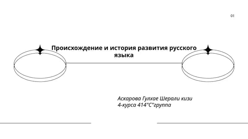 Происхождение и история развития русского языка