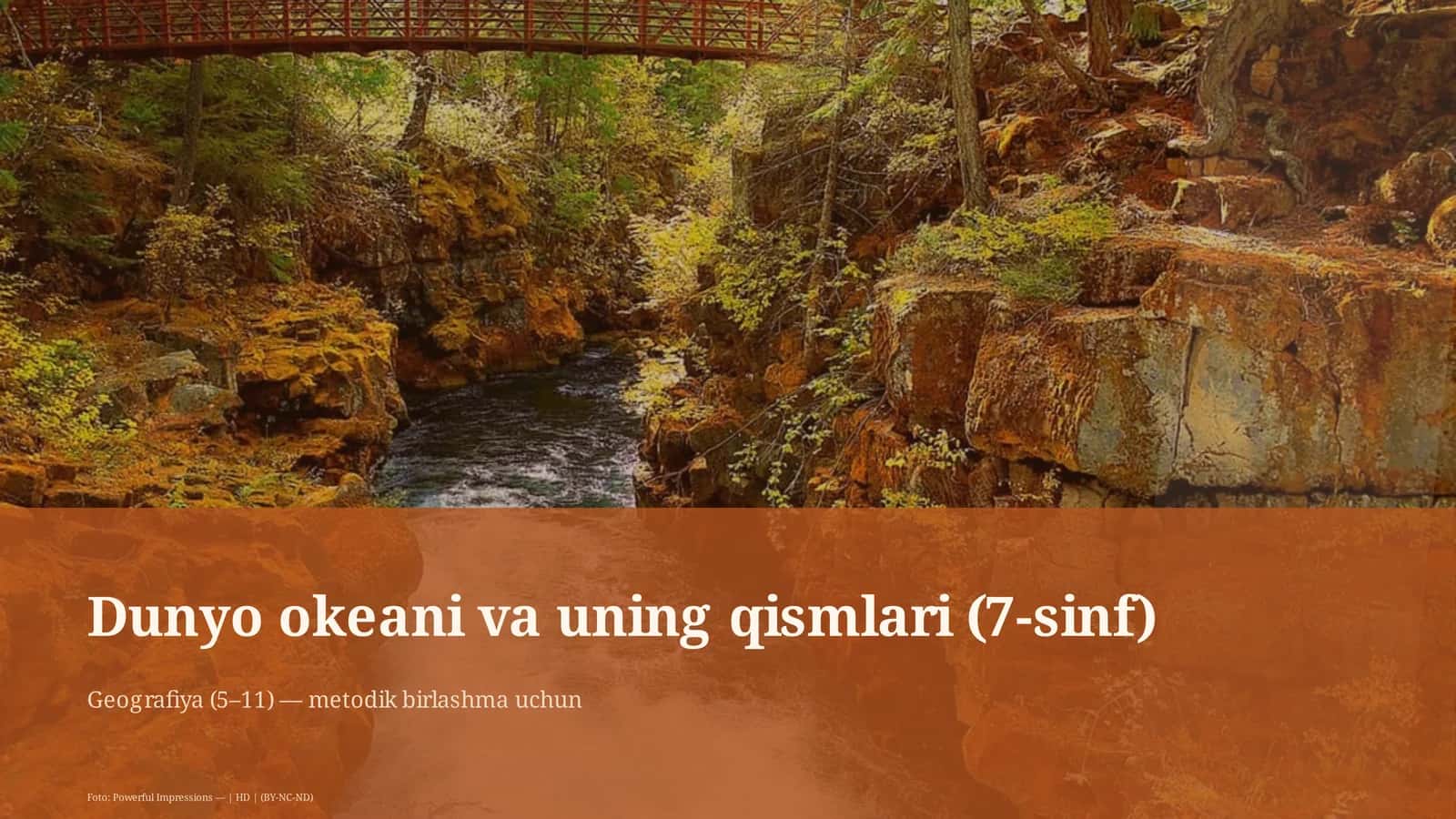 Dunyo okeani va uning qismlari (7-sinf)