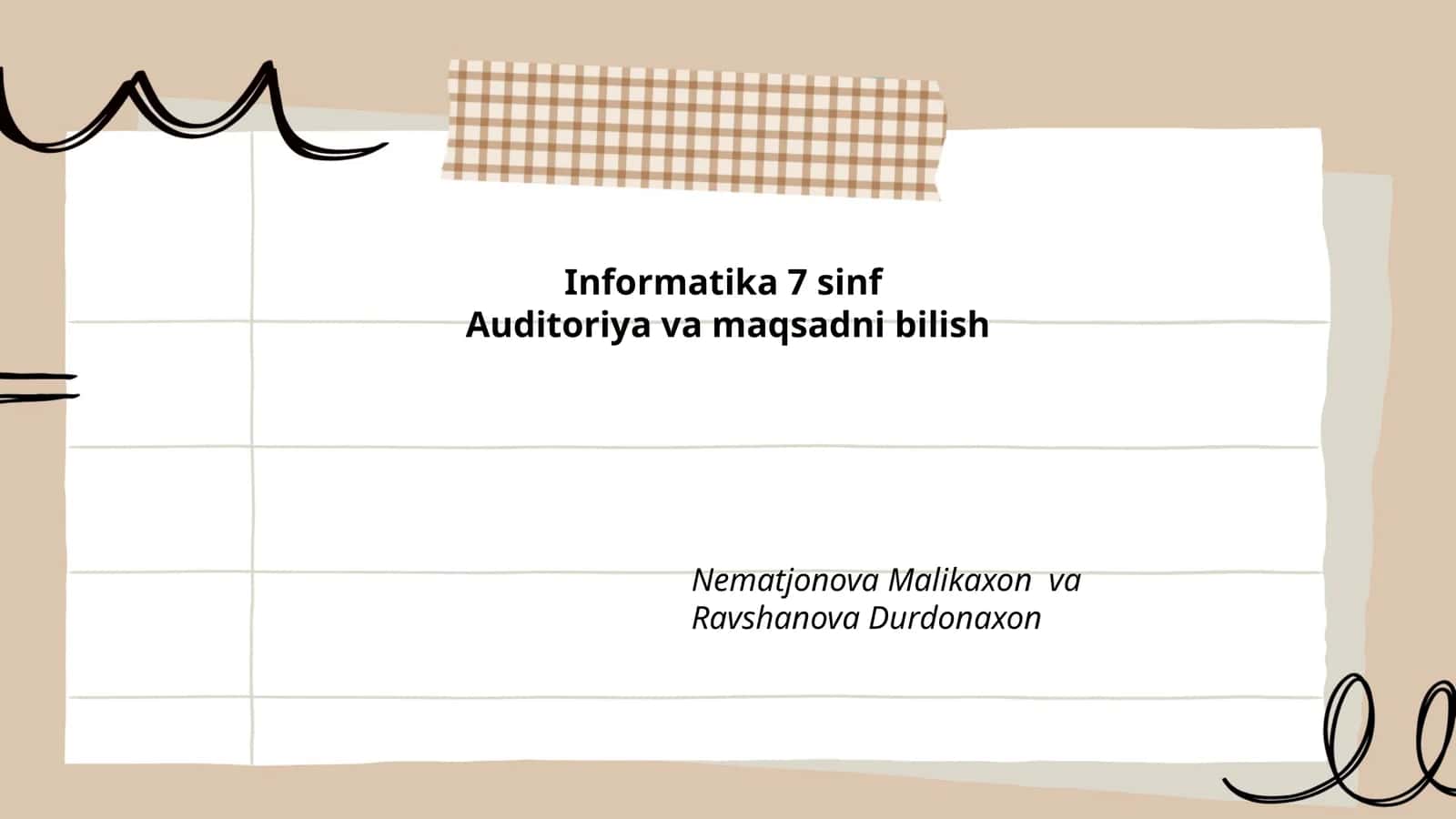 Informatika 7 sinf