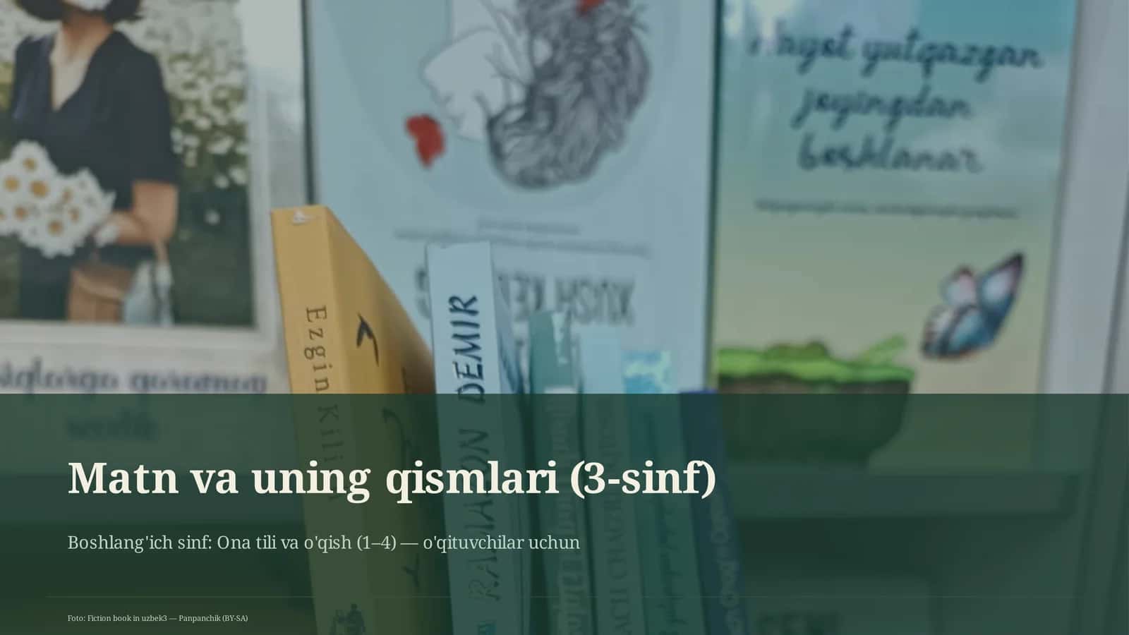 Matn va uning qismlari (3-sinf)