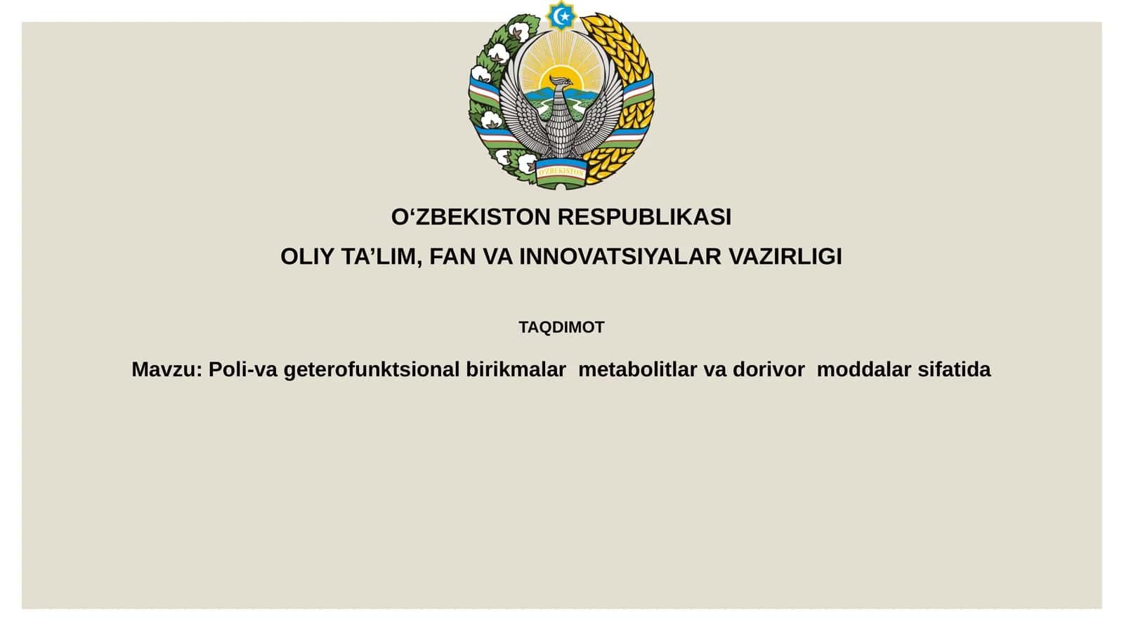 Polifunksional geterosiklik birikmalar