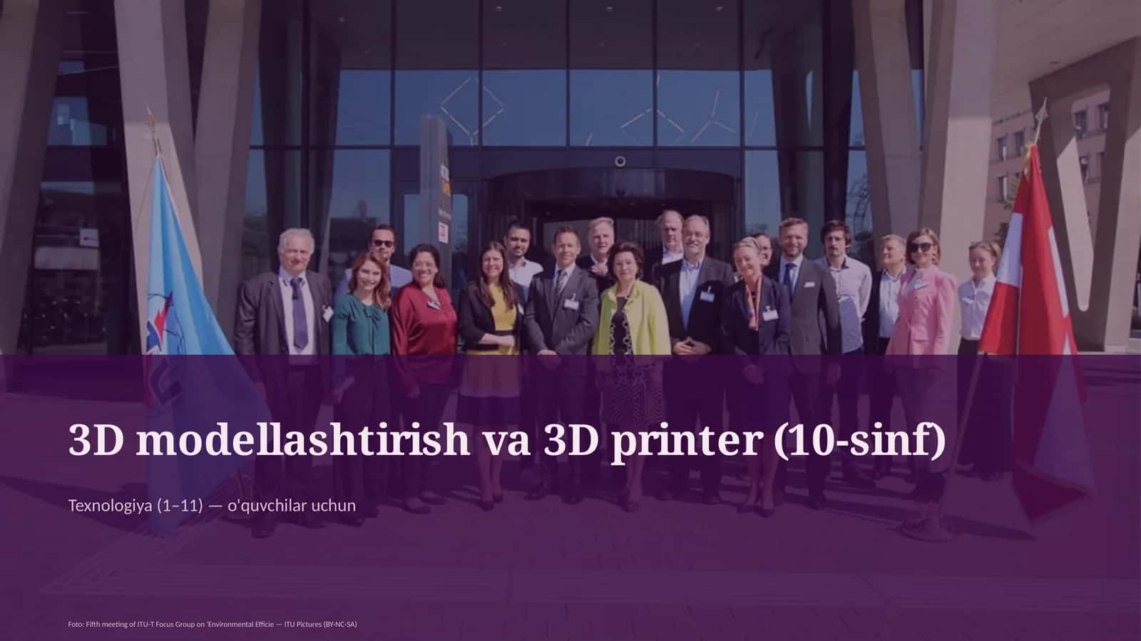 3D modellashtirish va 3D printer (10-sinf)