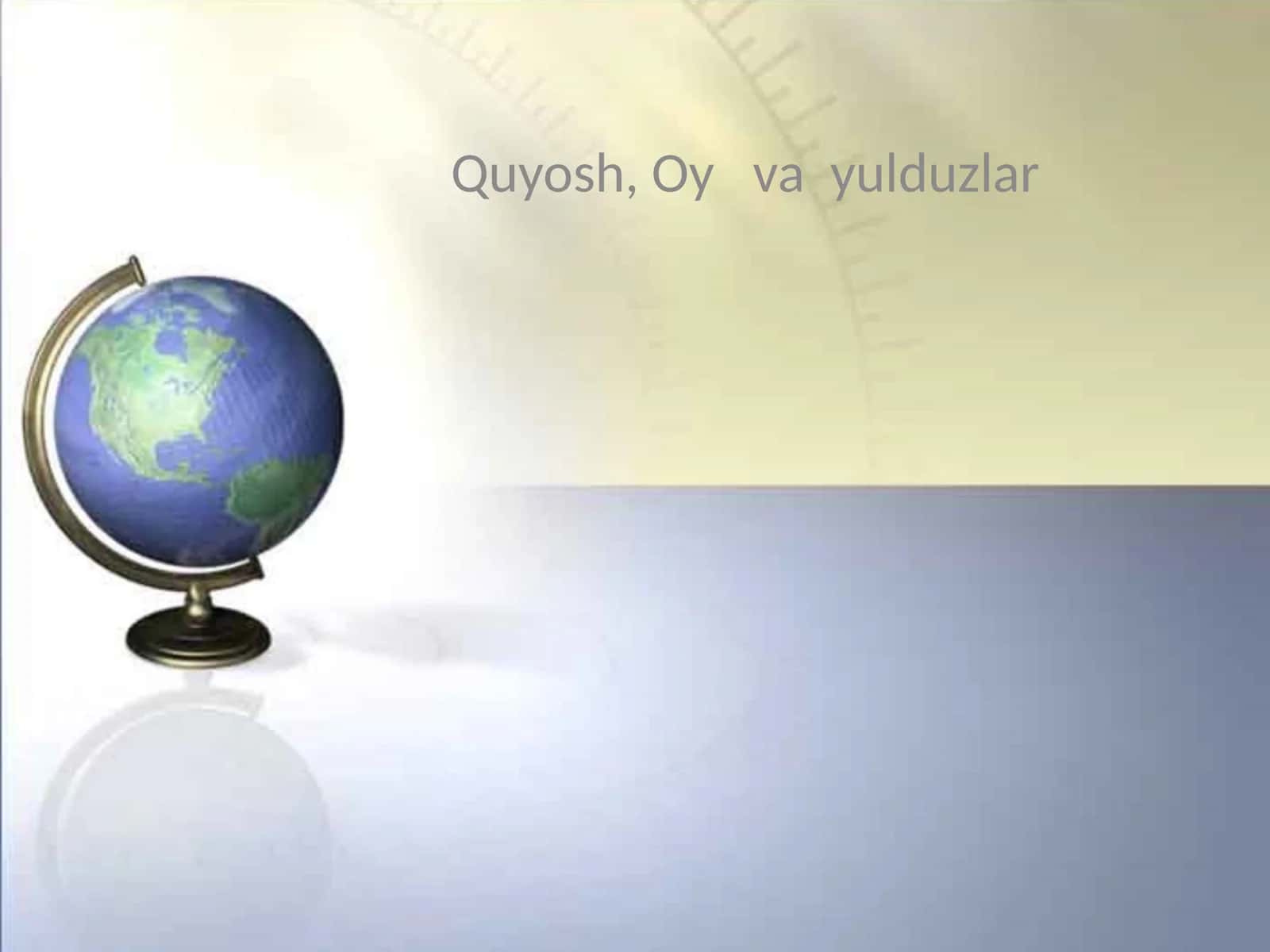 Quyosh, Oy va yulduzlar