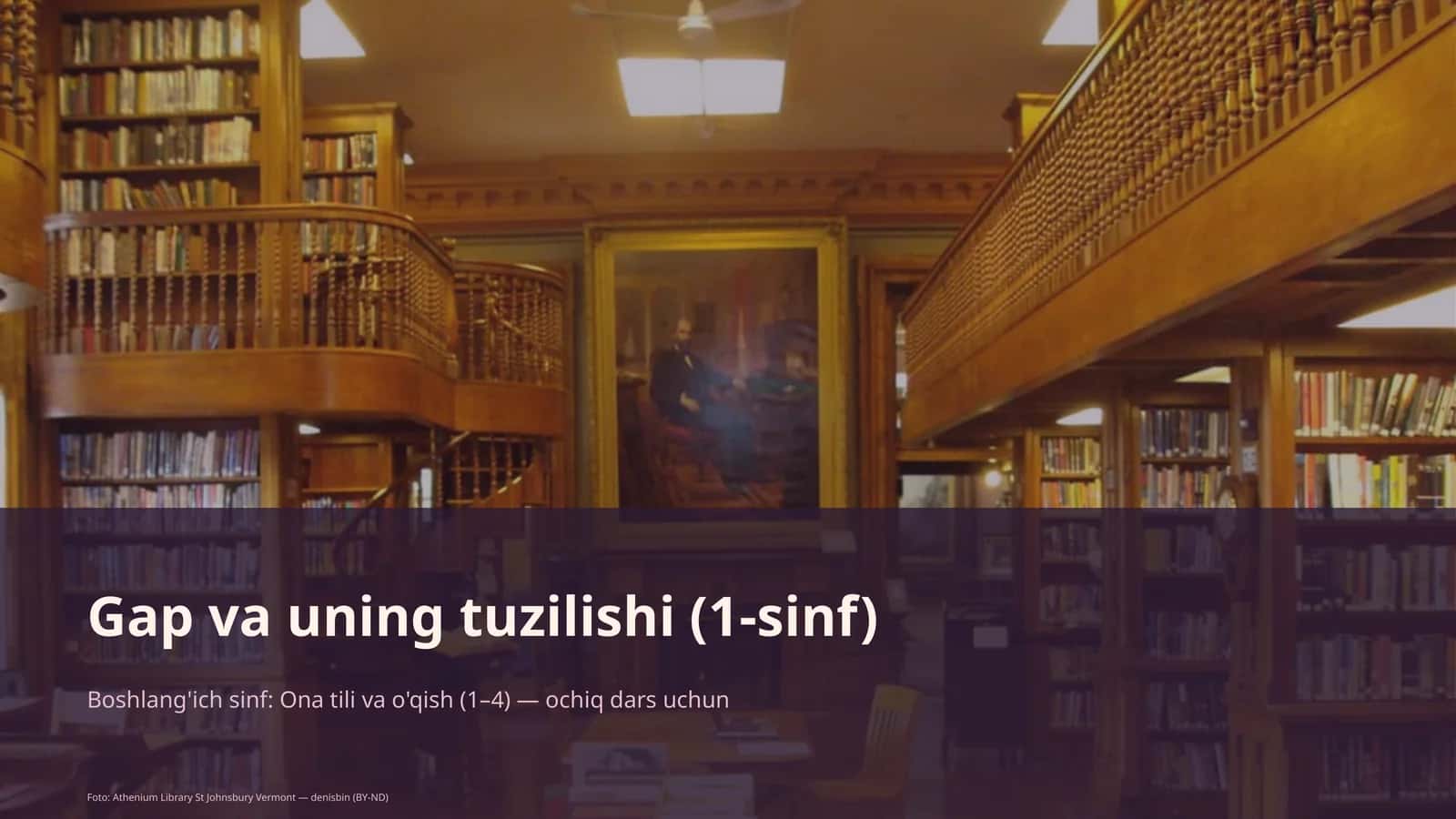 Gap va uning tuzilishi (1-sinf)