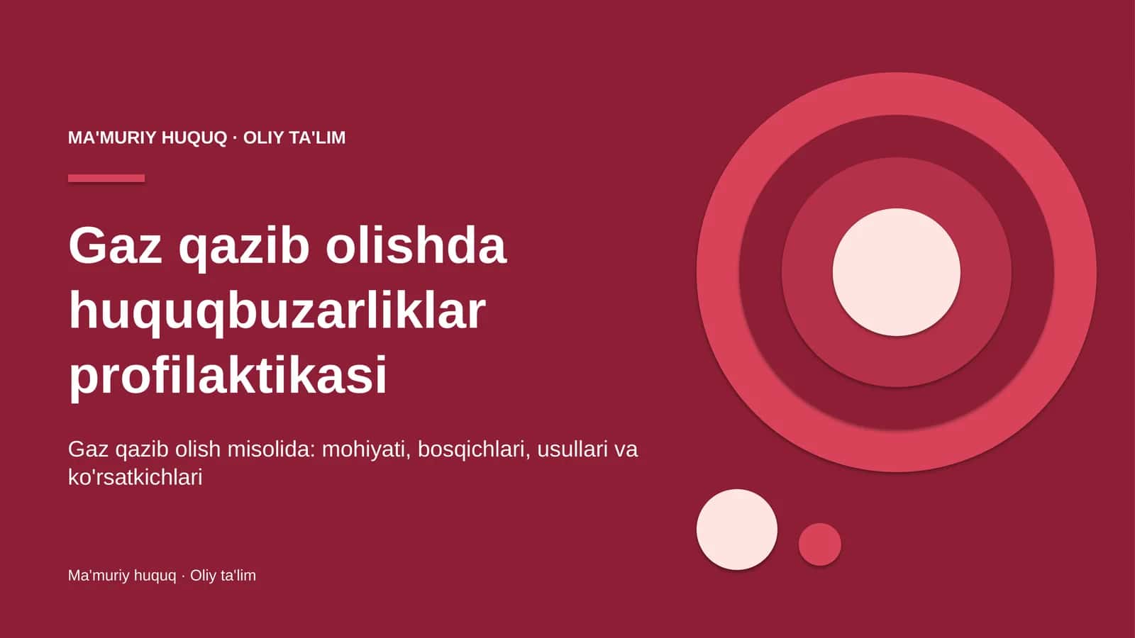 Gaz qazib olishda huquqbuzarliklar profilaktikasi