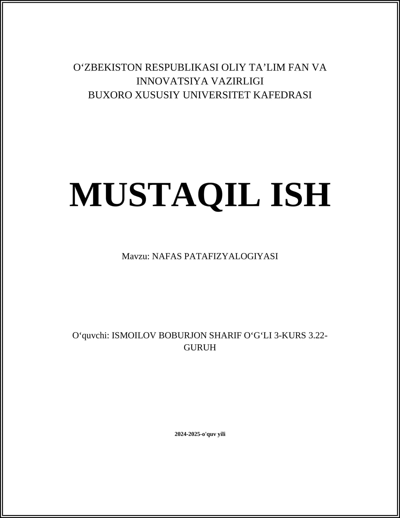 NAFAS PATAFIZYALOGIYASI