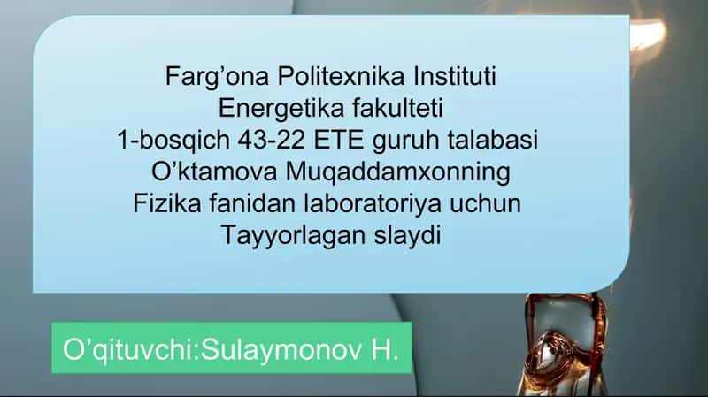 G’altakning induktivligini aniqlash