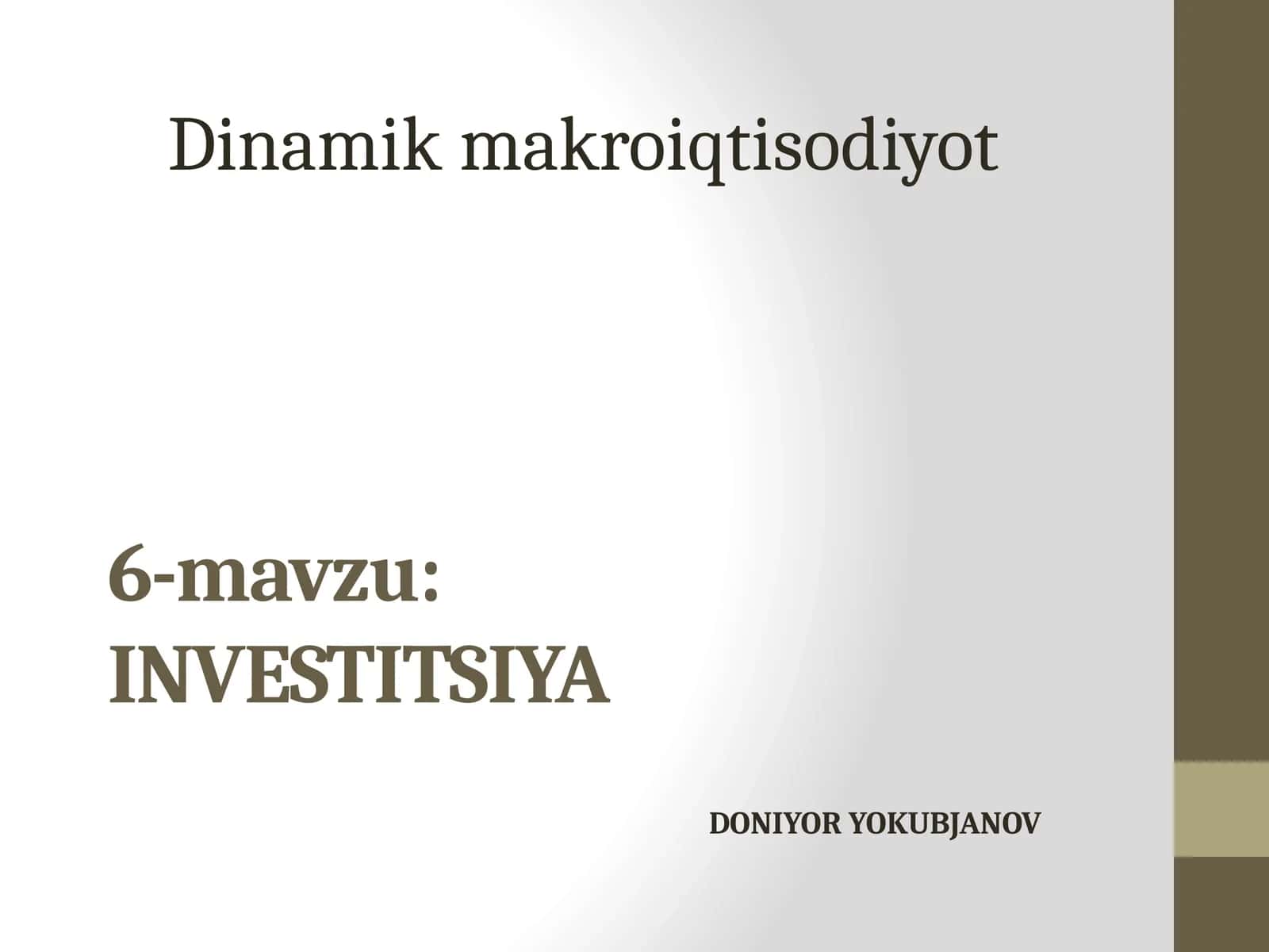 INVESTITSIYA