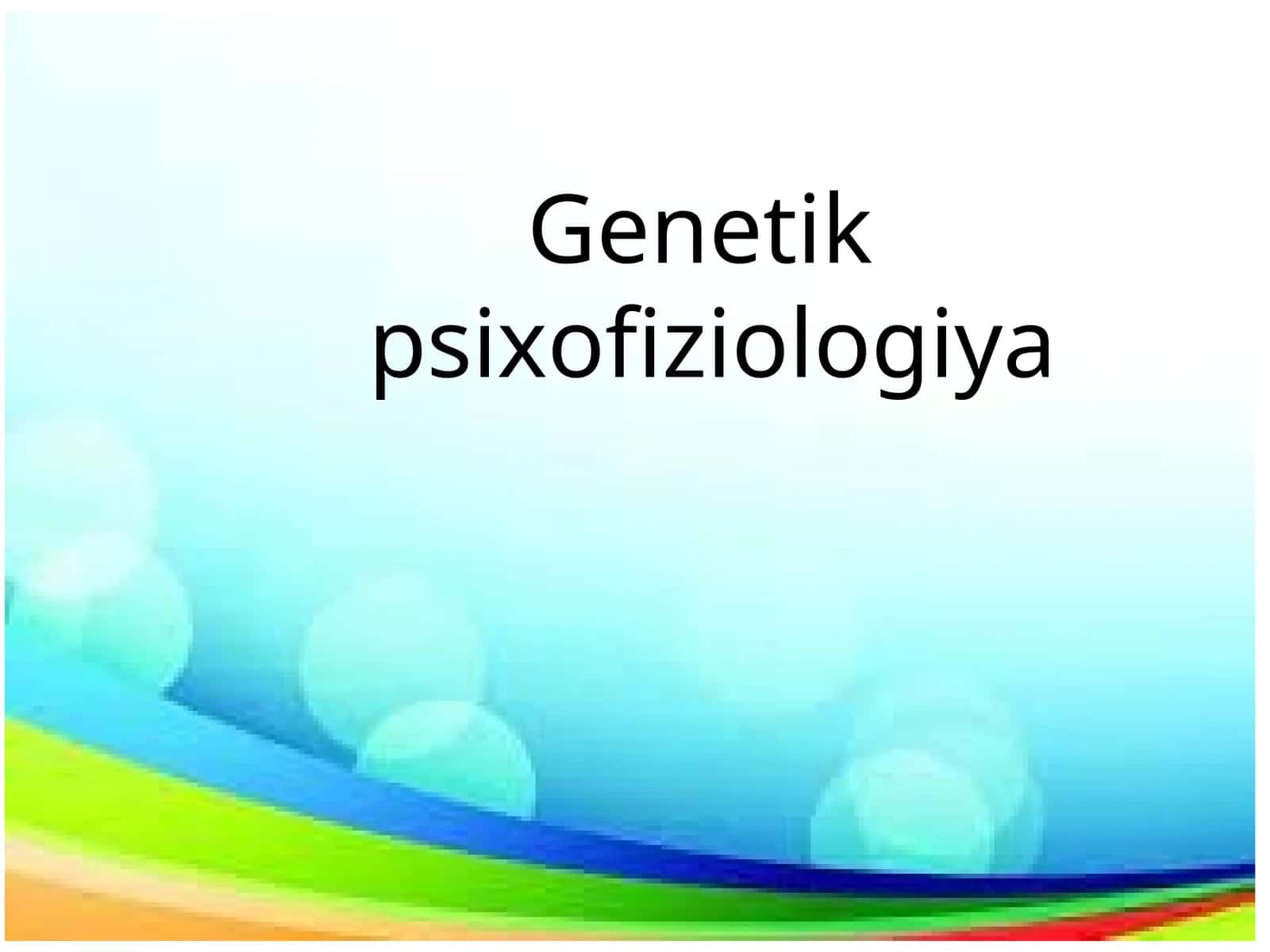 Genetik