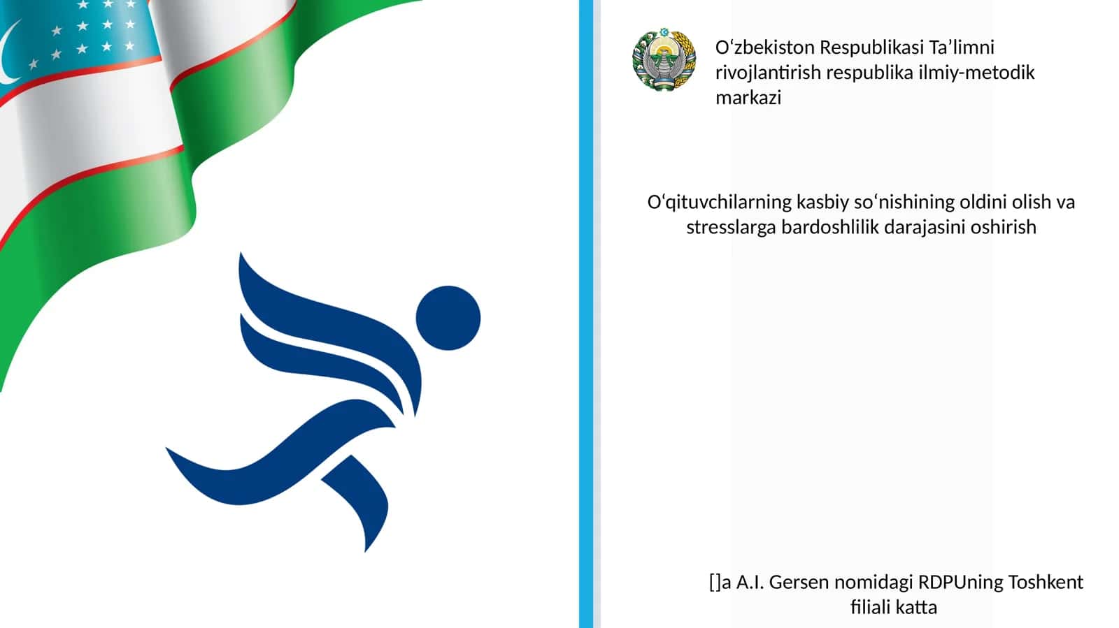 O‘qituvchilarning kasbiy so‘nishining oldini olish va stresslarga bardoshlilik darajasini oshirish