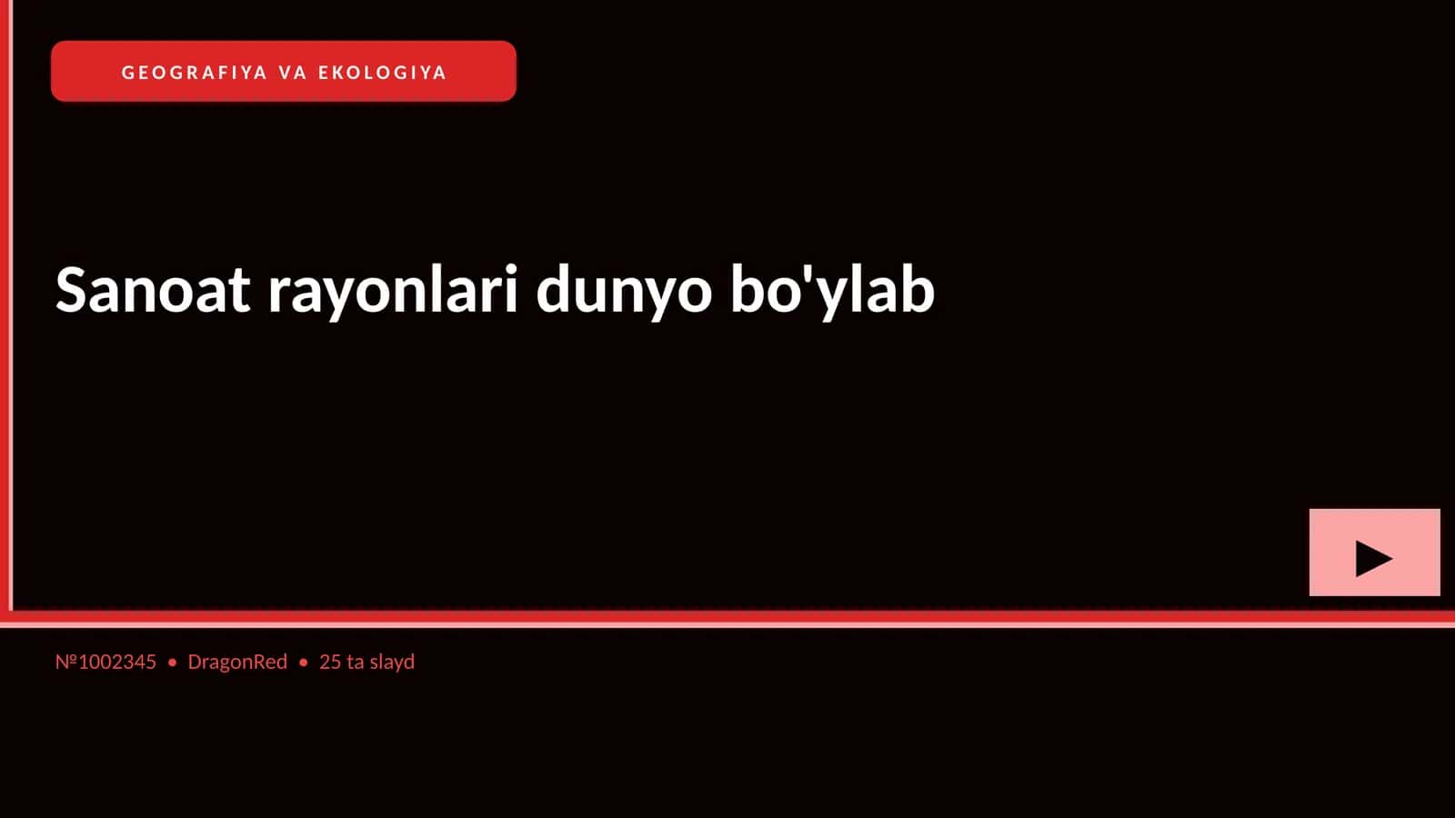 Sanoat rayonlari dunyo bo'ylab