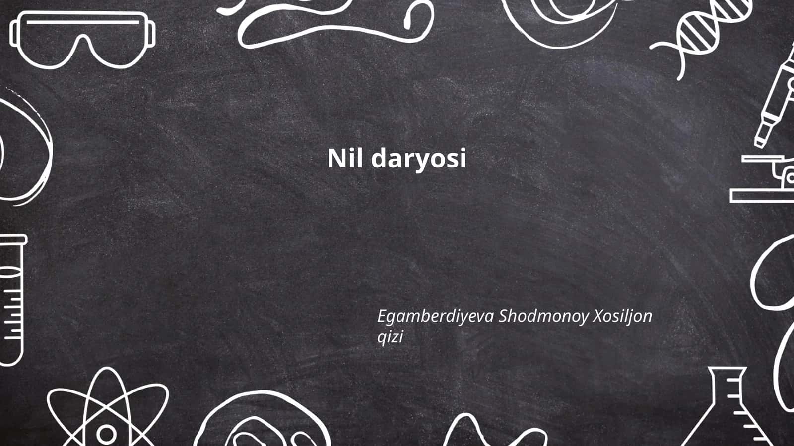 Nil daryosi