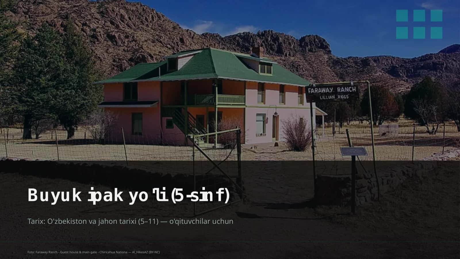 Buyuk ipak yo'li (5-sinf)