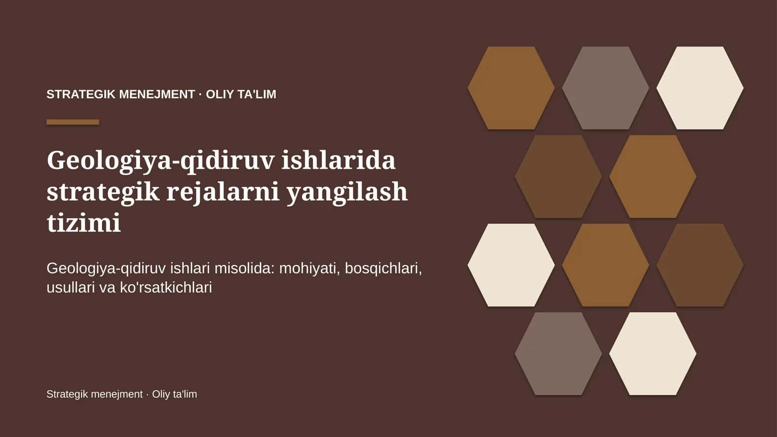 geologiya qidiruv ishlarida strategik rejalarni yangilash tizimi 3181