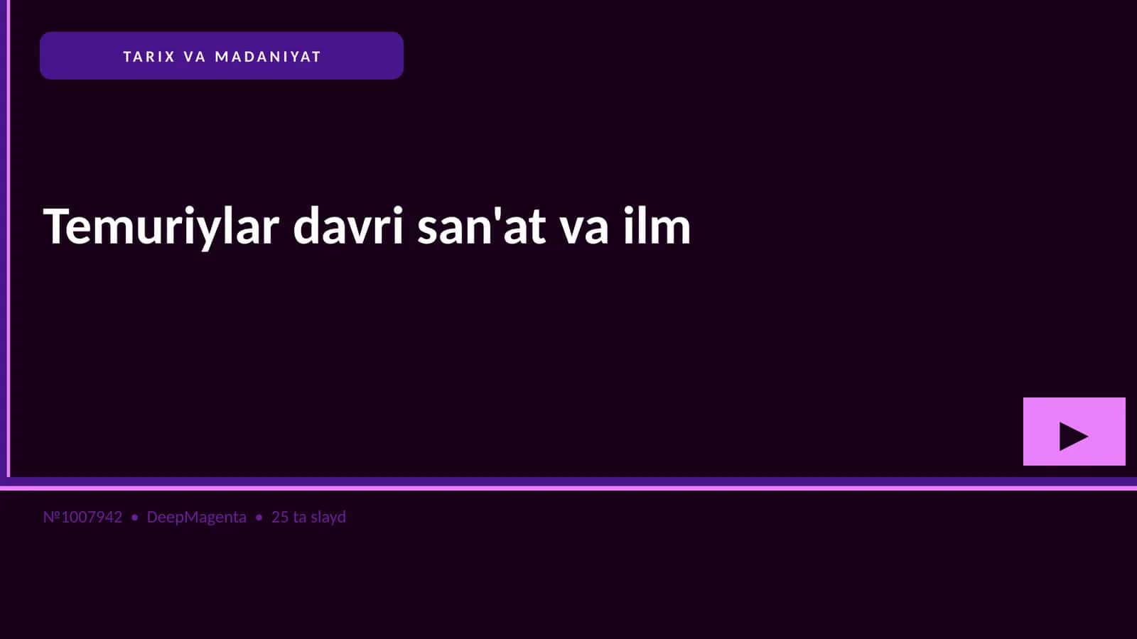 Temuriylar davri san'at va ilm