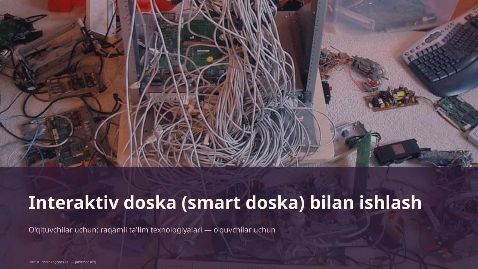 Interaktiv doska (smart doska) bilan ishlash