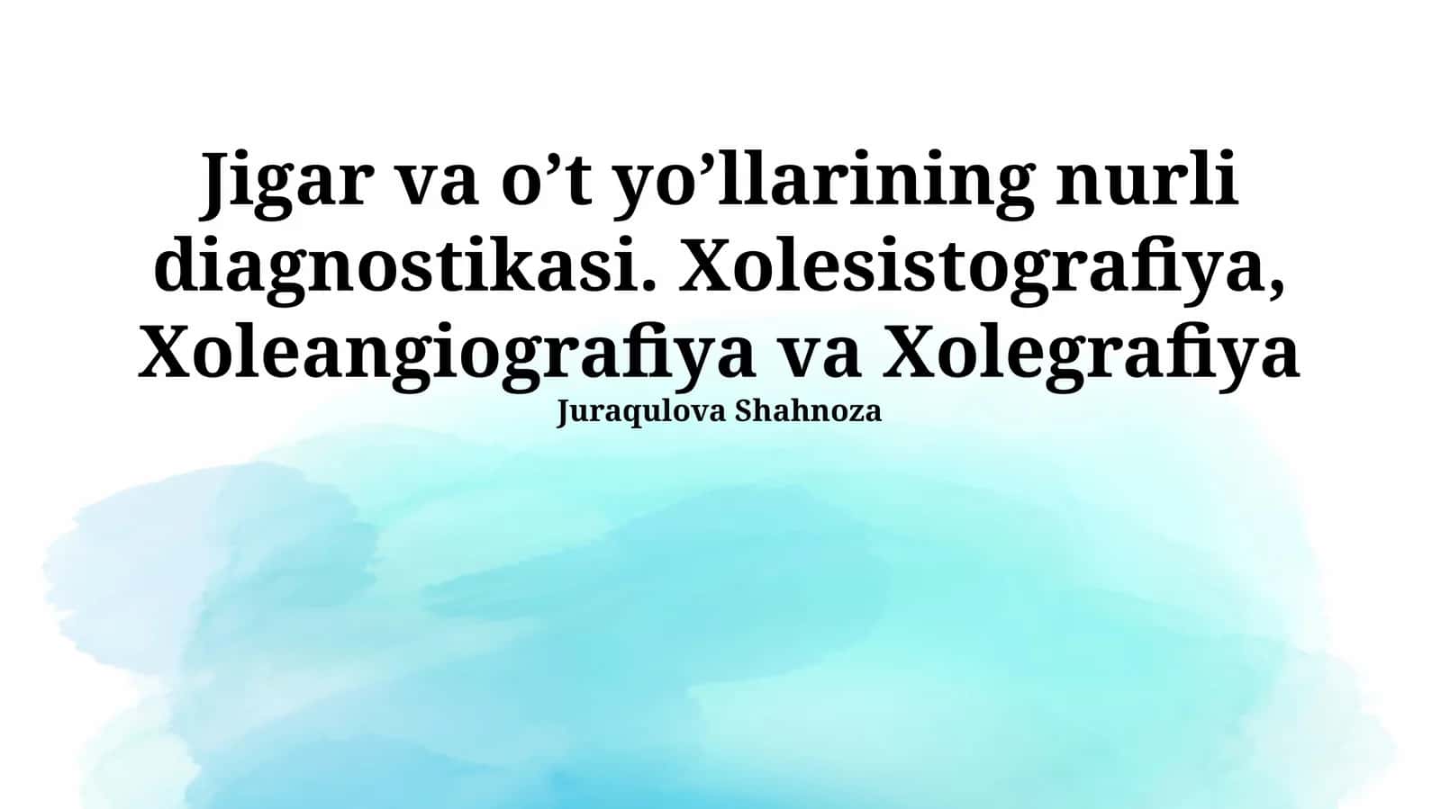 Xoletsitografiya