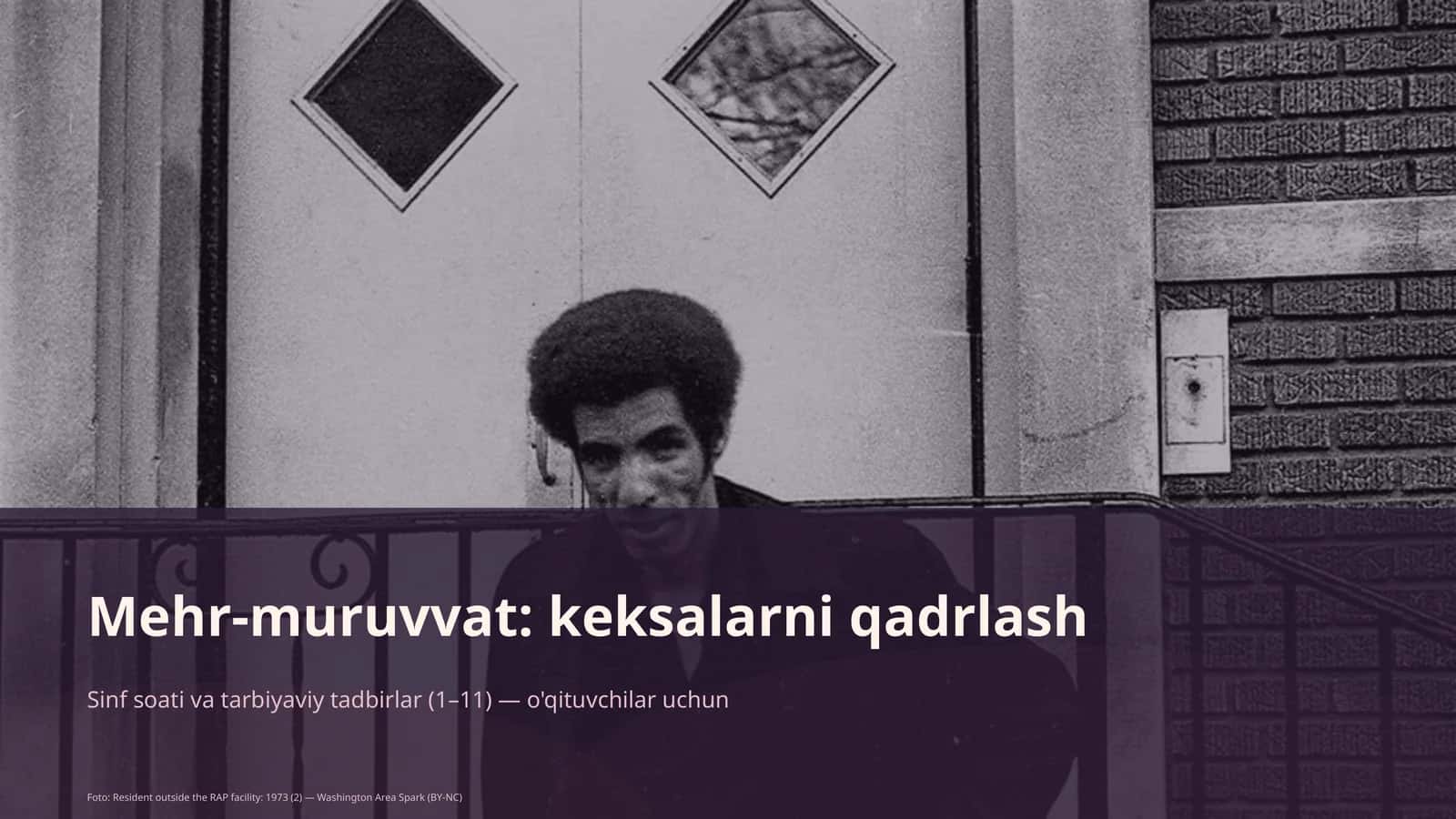 Mehr-muruvvat: keksalarni qadrlash