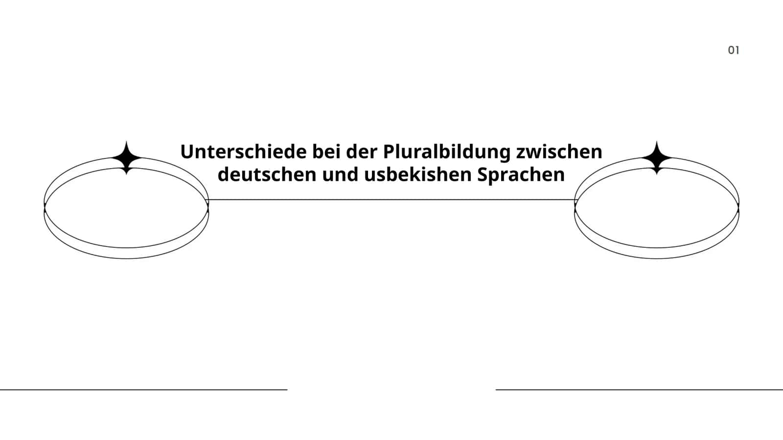 Unterschiede bei der Pluralbildung zwischen deutschen und usbekishen Sprachen