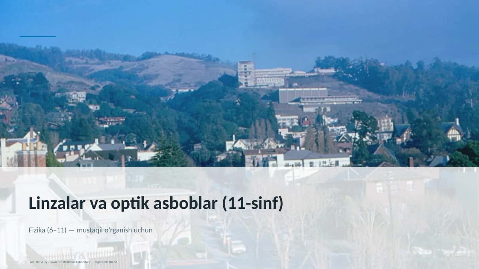 Linzalar va optik asboblar (11-sinf)