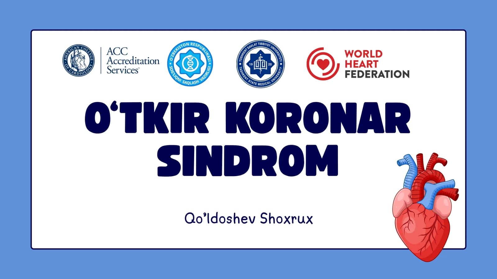 O‘TKIR KORONAR SINDROM