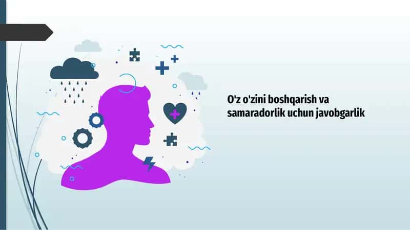 O'z o'zini boshqarish va samaradorlik uchun javobgarlik