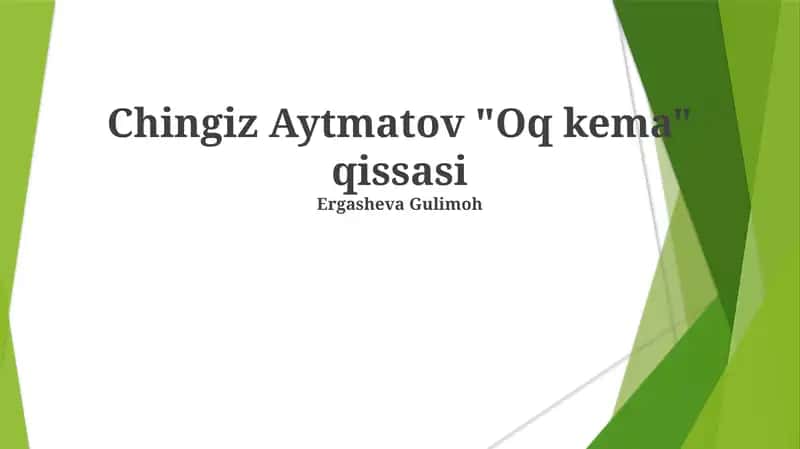 Oq kema qissasi