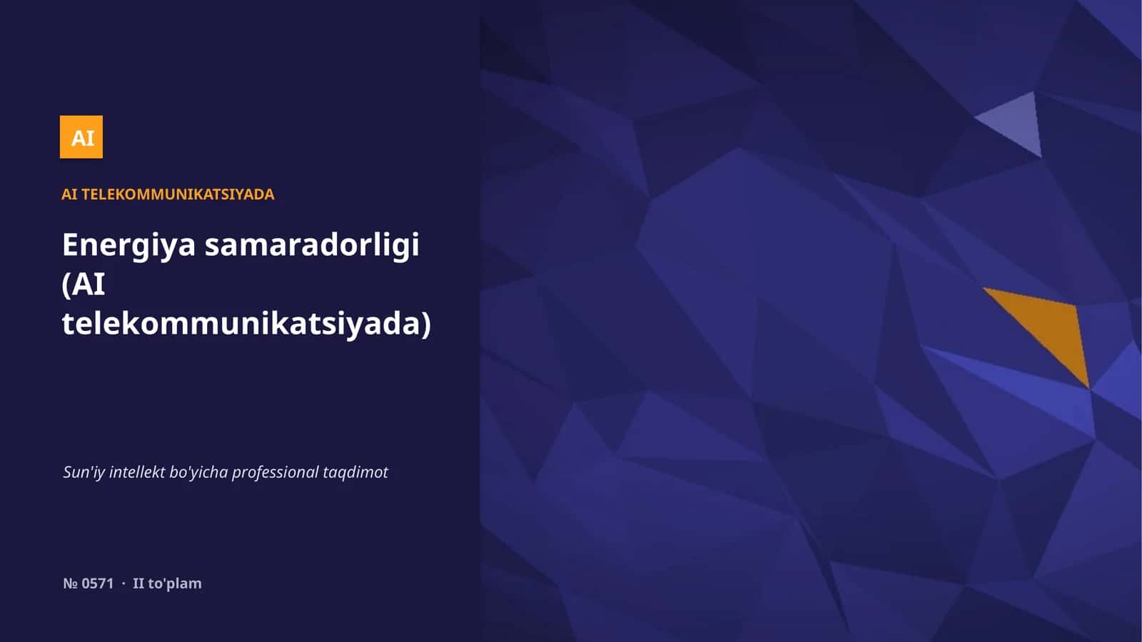 AI TELEKOMMUNIKATSIYADA