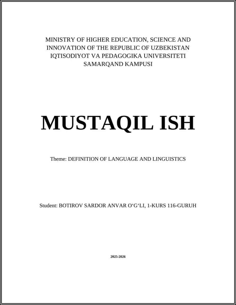 MUSTAQIL ISH