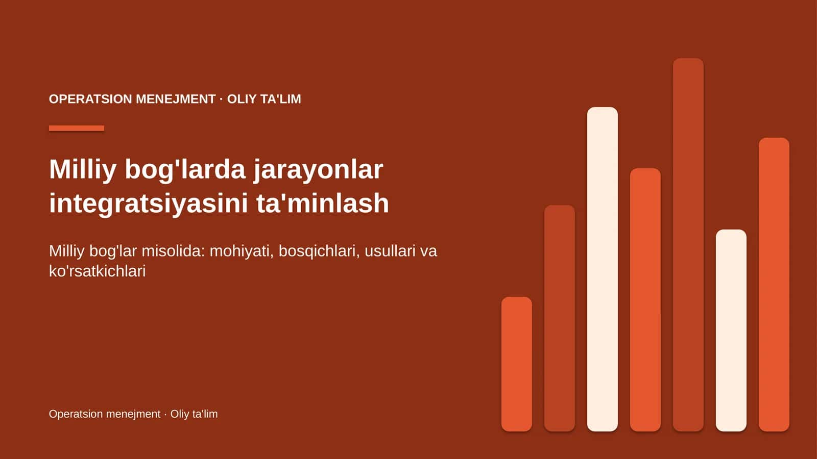 milliy bog'larda jarayonlar integratsiyasini ta'minlash 2396