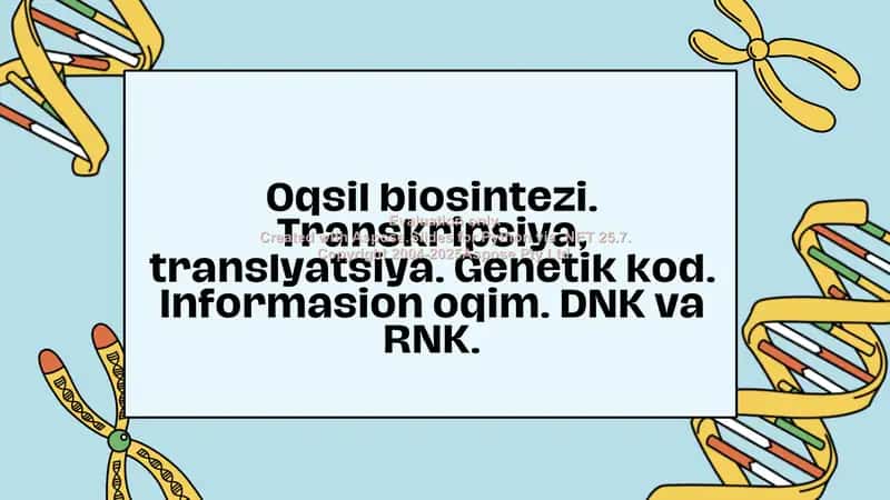 Oqsil biosintezi