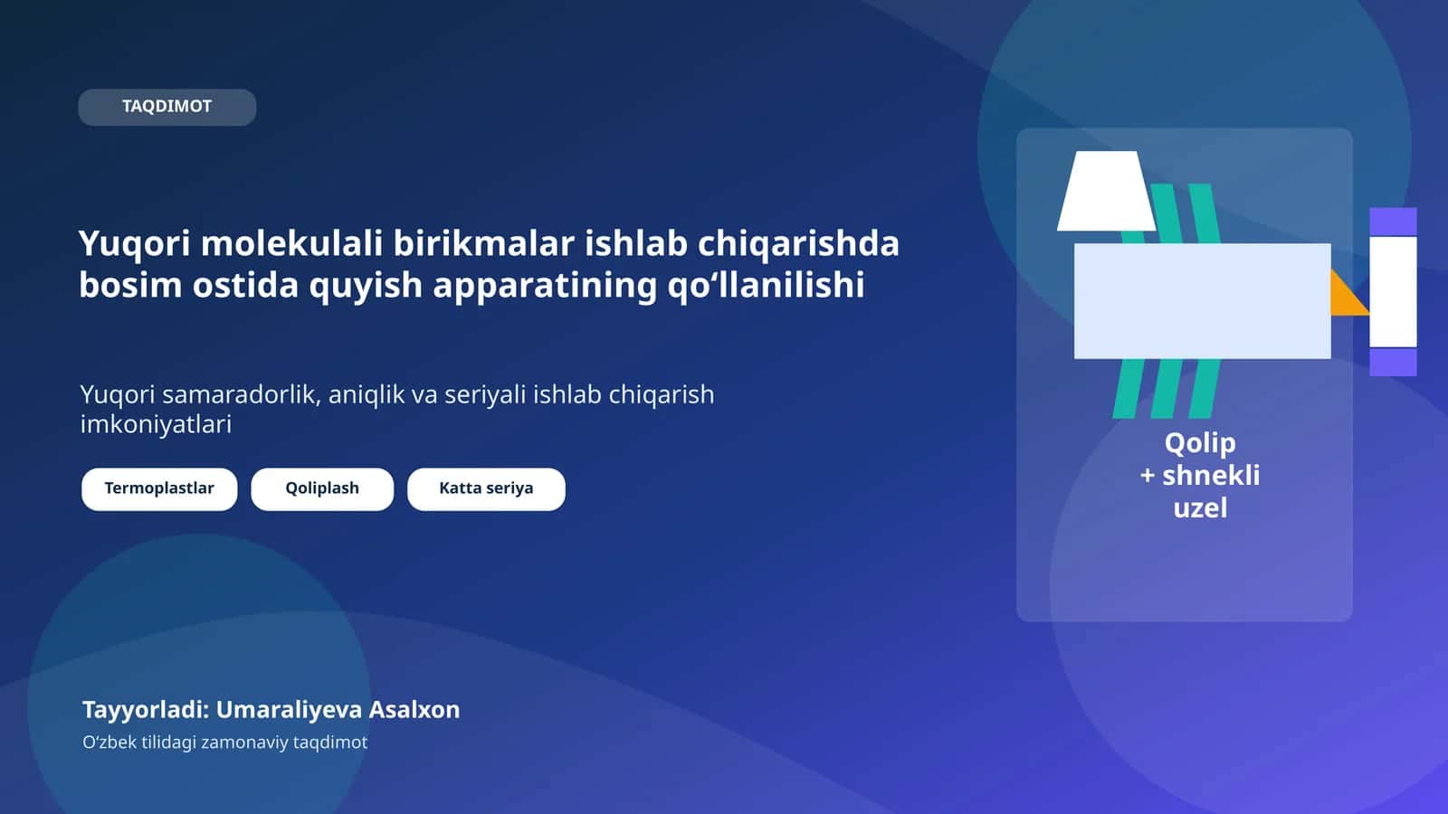 Bosim ostida quyish apparati