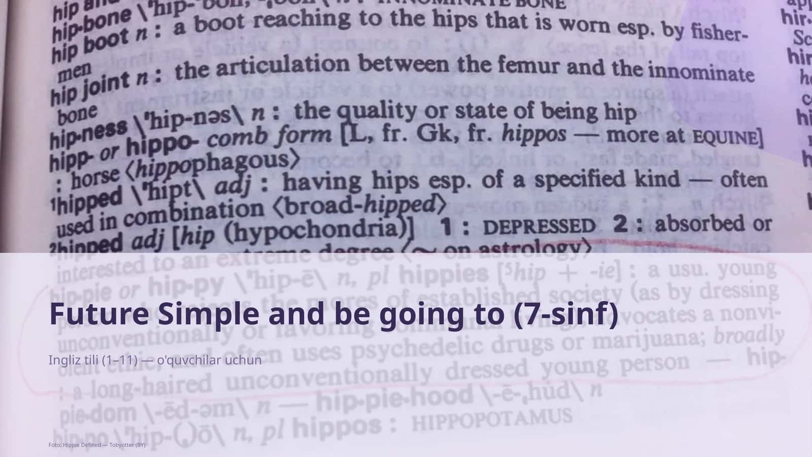 Future Simple and be going to (7-sinf)