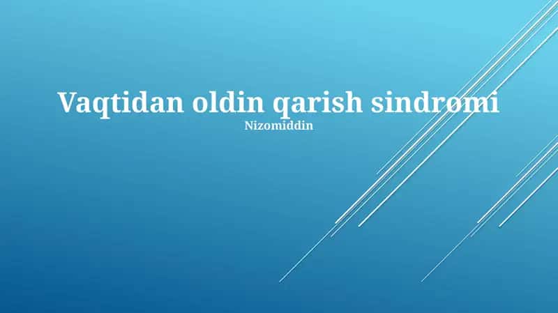 Erta Qarish Sindromi