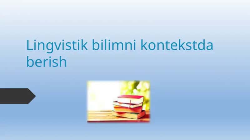 Lingvistik bilim
