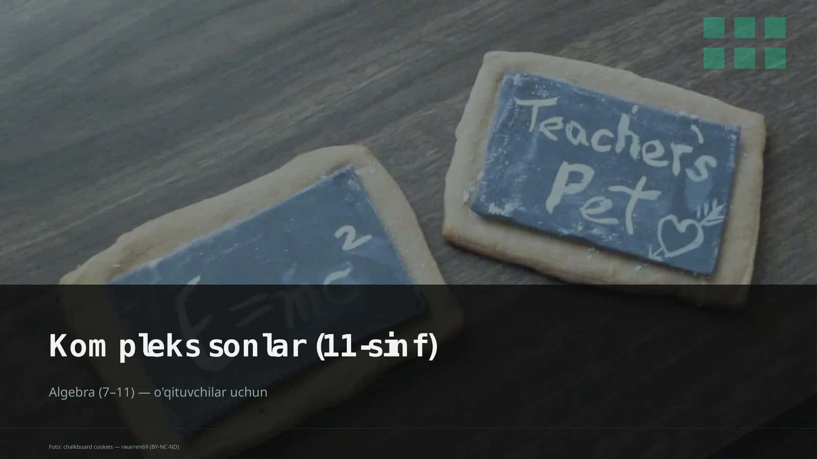 Kompleks sonlar (11-sinf)