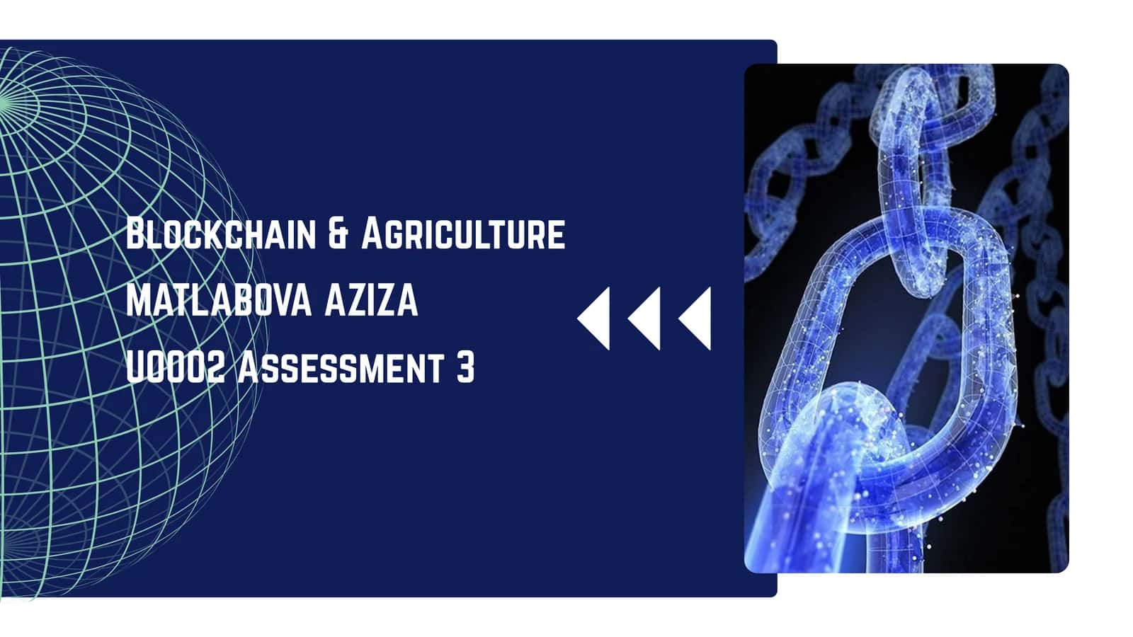 Blockchain in Agriculture