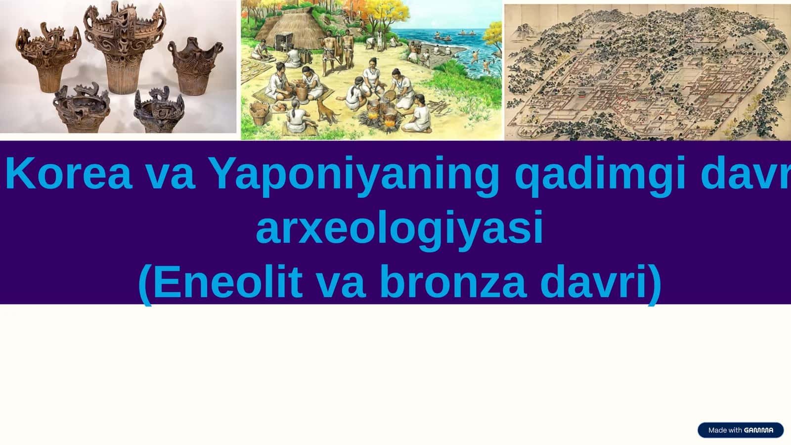 Yaponiya qadimgi Eneolit va bronza davri arxeologiyasi