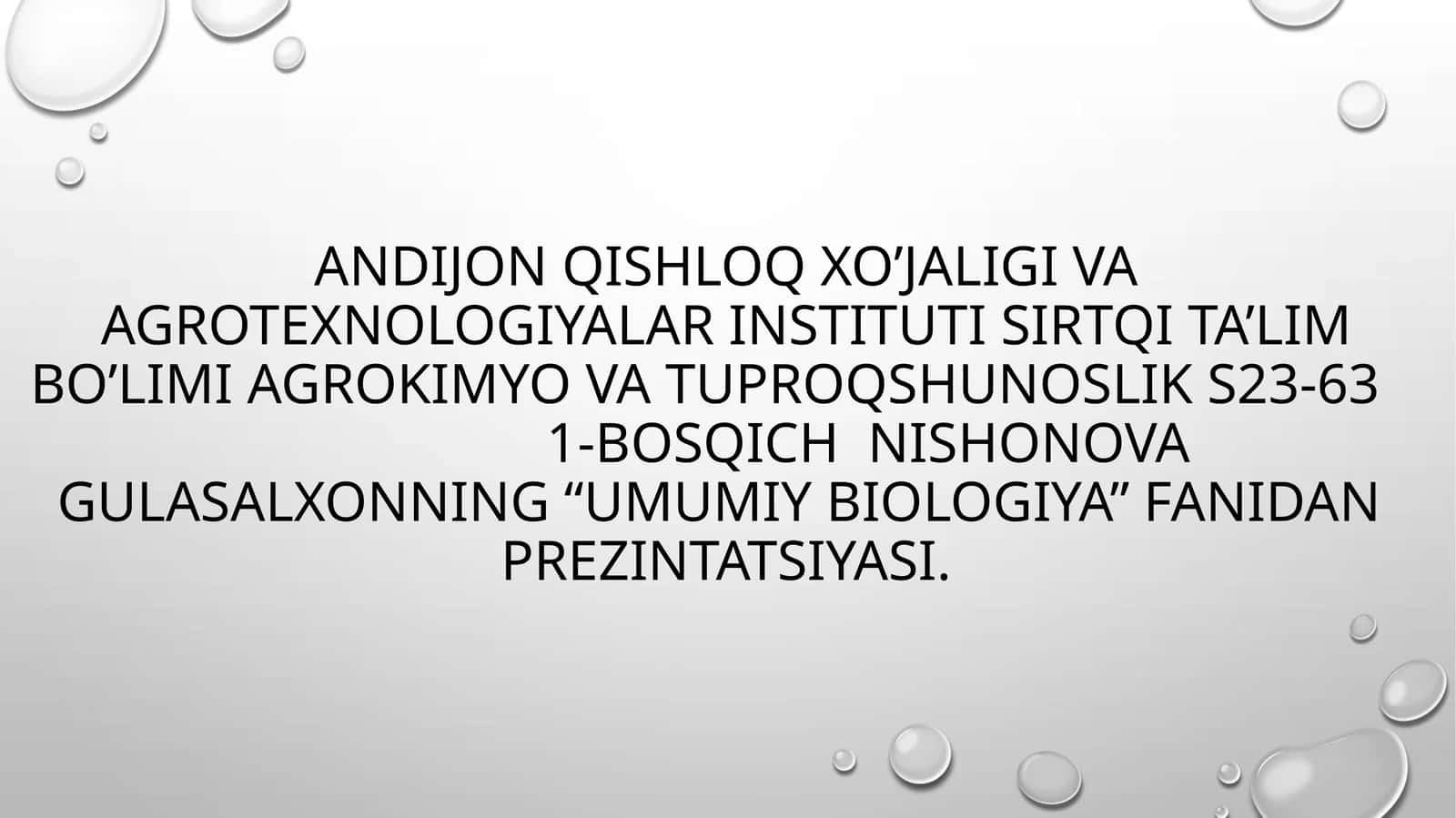 O'simliklarning ko'payishi va seleksiyasi