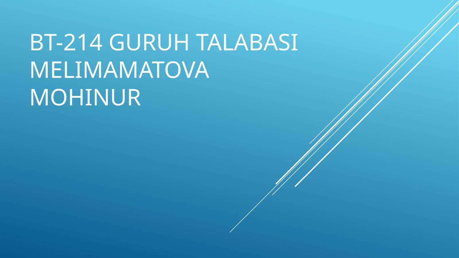 FERMENTLARNI XALQARO TASNIFLASH TAMOYILI